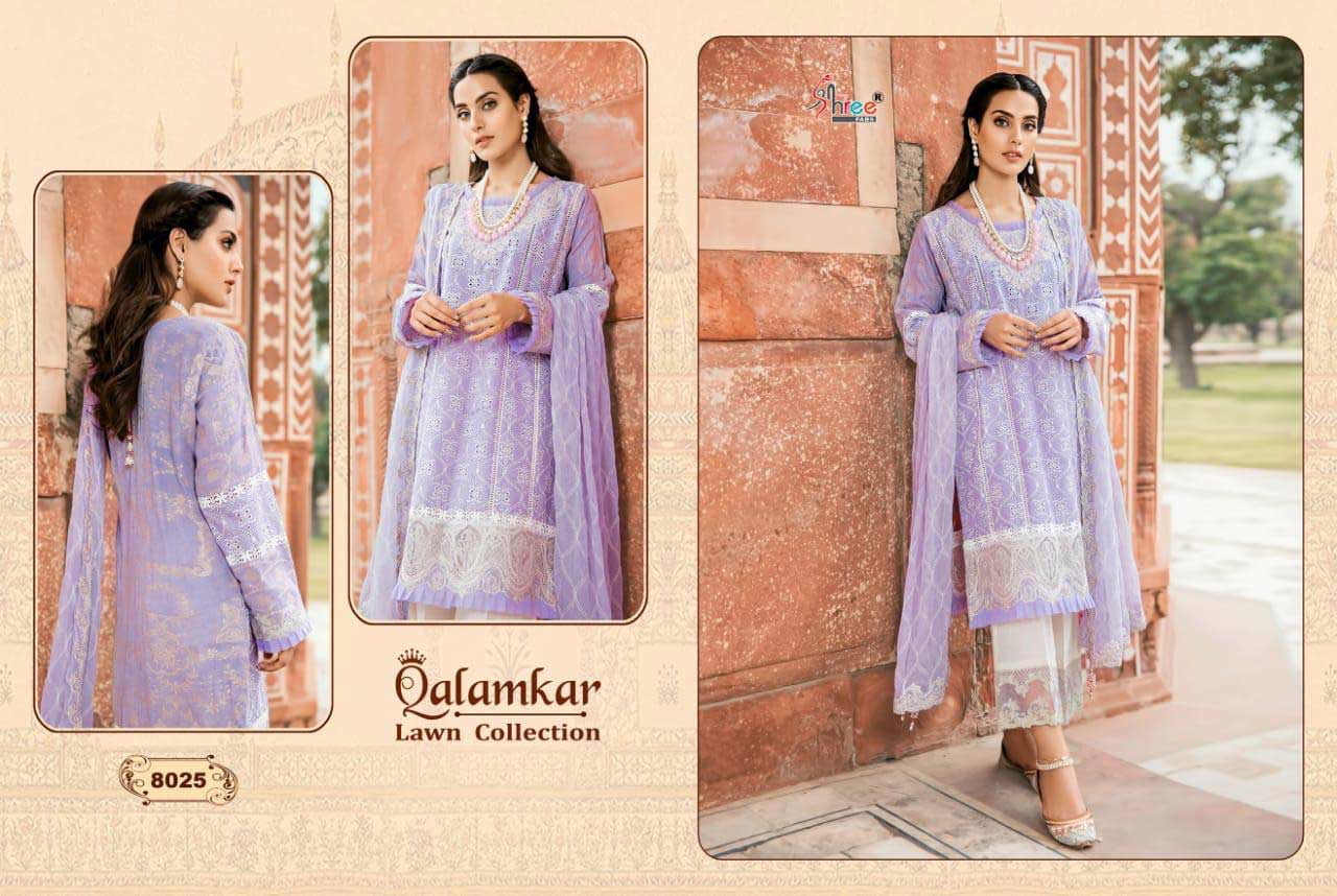 Shree Fabs Qalamkar Lawn Collection Cotton Suit Shree Fabs Qalamkar Lawn Collection Cotton Suit
